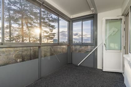 Balkong eller utsiktsbild