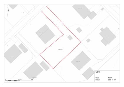 Illustrerad karta över fastigheten eller området
