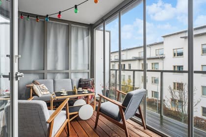 Balkong eller utsiktsbild