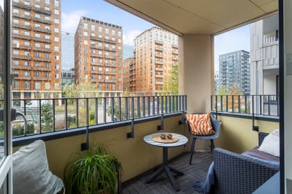 Balkong eller utsiktsbild