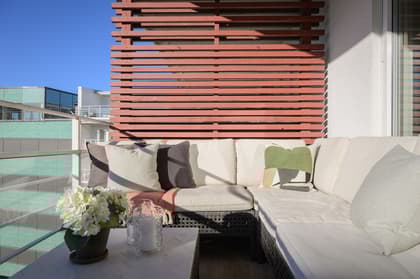 Balkong eller utsiktsbild