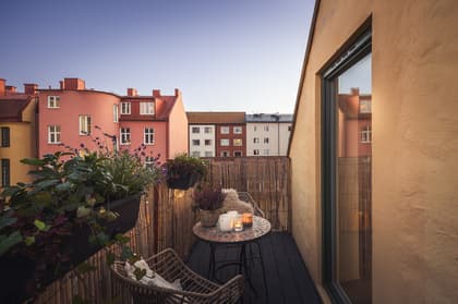 Balkong eller utsiktsbild