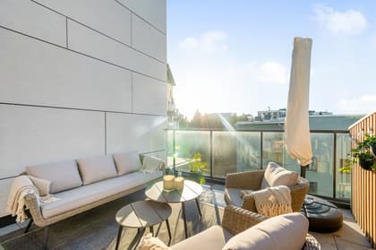 Balkong eller utsiktsbild