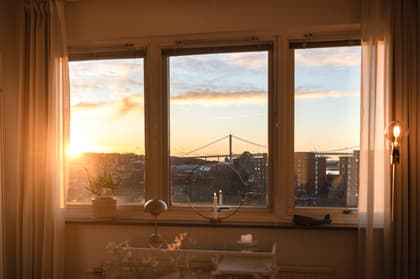 Balkong eller utsiktsbild