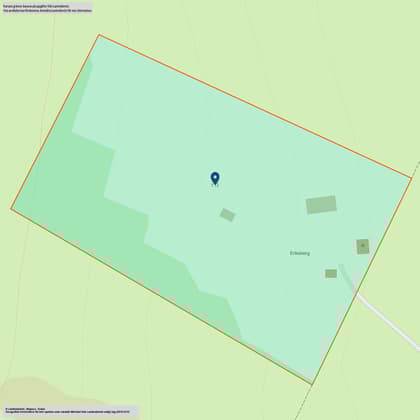 Illustrerad karta över fastigheten eller området