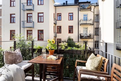 Balkong eller utsiktsbild