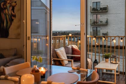 Balkong eller utsiktsbild