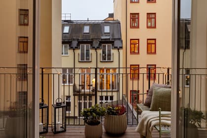 Balkong eller utsiktsbild