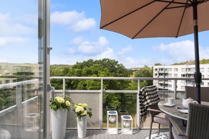 Balkong eller utsiktsbild