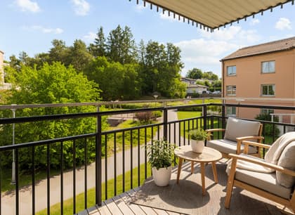 Balkong eller utsiktsbild