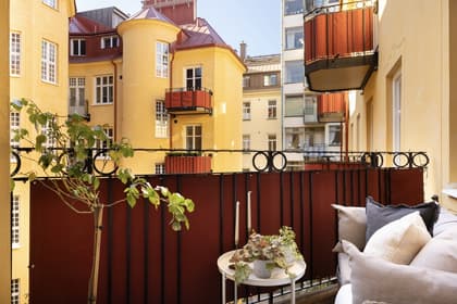 Balkong eller utsiktsbild