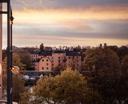 Balkong eller utsiktsbild