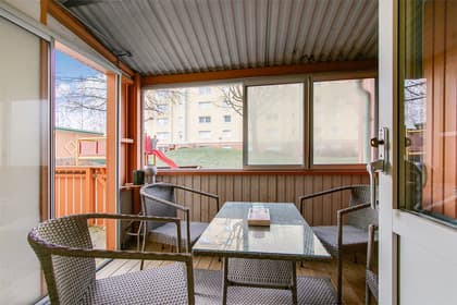 Balkong eller utsiktsbild