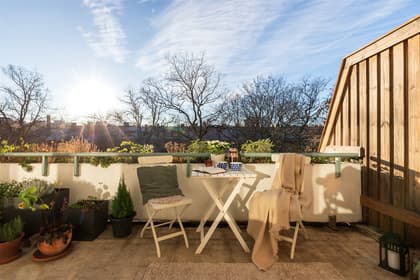 Balkong eller utsiktsbild