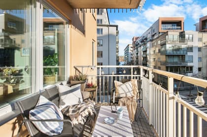 Balkong eller utsiktsbild