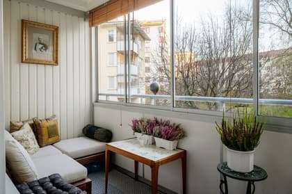 Balkong eller utsiktsbild