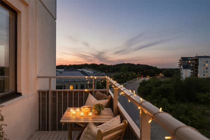 Balkong eller utsiktsbild