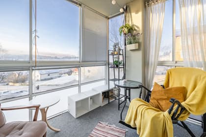 Balkong eller utsiktsbild