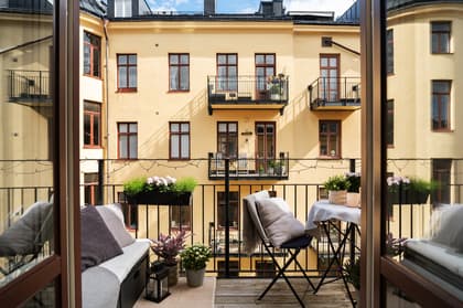 Balkong eller utsiktsbild