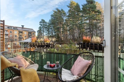 Balkong eller utsiktsbild