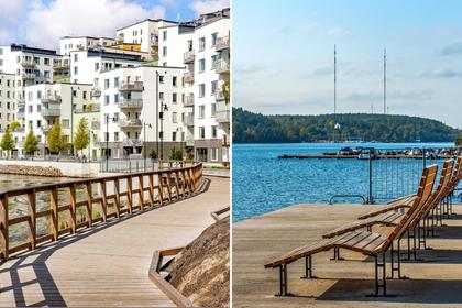 Balkong eller utsiktsbild