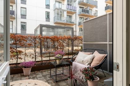 Balkong eller utsiktsbild