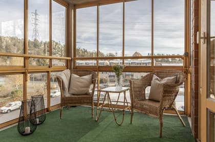 Balkong eller utsiktsbild