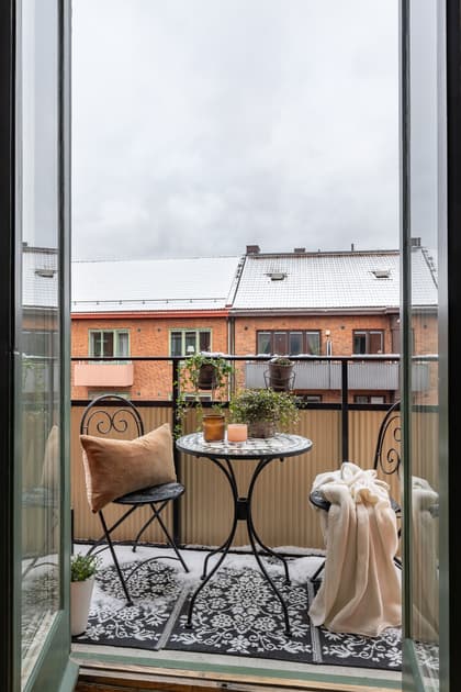 Balkong eller utsiktsbild