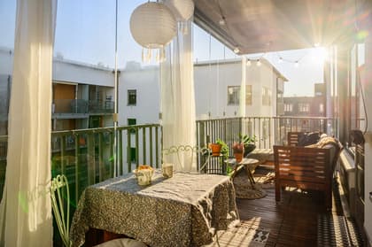 Balkong eller utsiktsbild