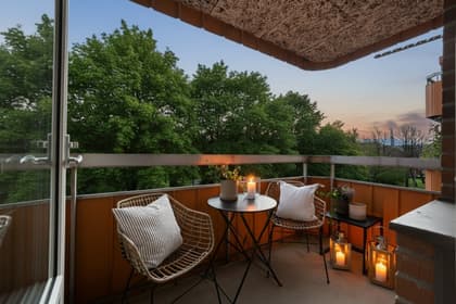 Balkong eller utsiktsbild