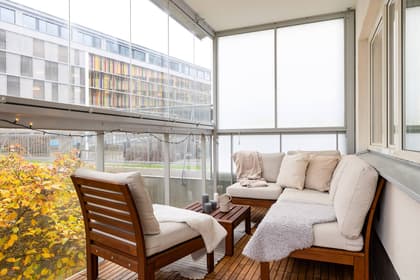 Balkong eller utsiktsbild