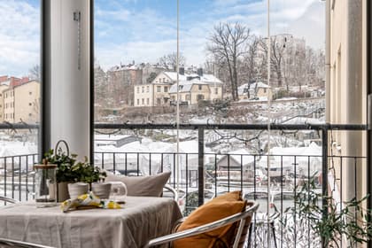 Balkong eller utsiktsbild