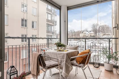 Balkong eller utsiktsbild