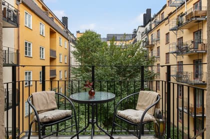 Balkong eller utsiktsbild