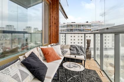 Balkong eller utsiktsbild