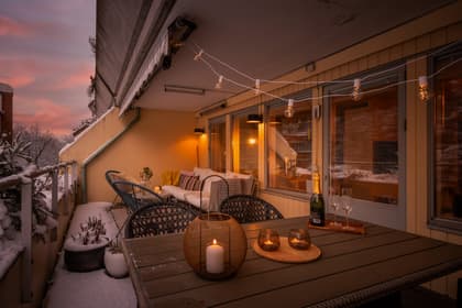 Balkong eller utsiktsbild