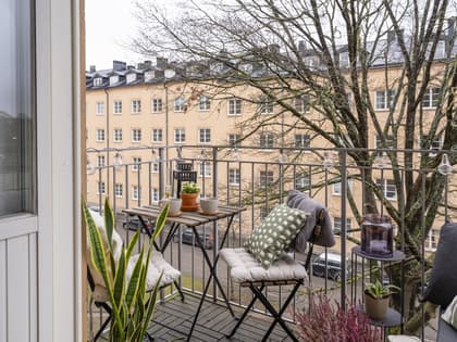 Balkong eller utsiktsbild