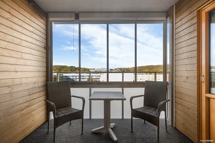 Balkong eller utsiktsbild