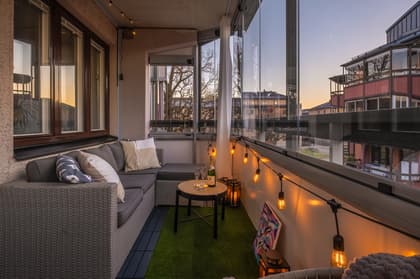 Balkong eller utsiktsbild