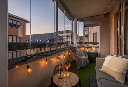 Balkong eller utsiktsbild