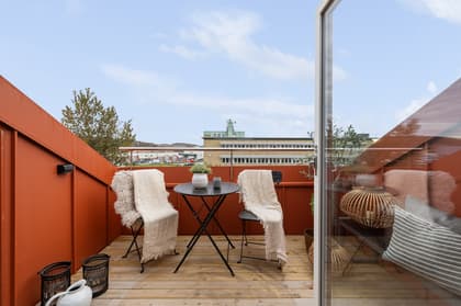 Balkong eller utsiktsbild