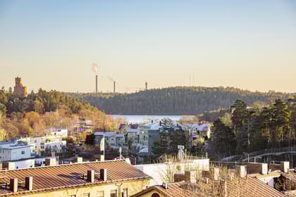 Balkong eller utsiktsbild