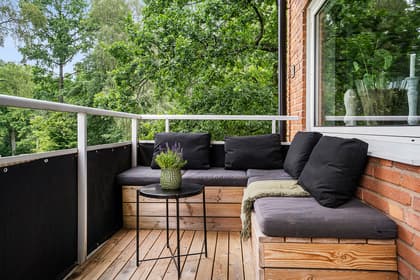 Balkong eller utsiktsbild