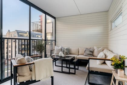 Balkong eller utsiktsbild