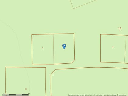 Illustrerad karta över fastigheten eller området