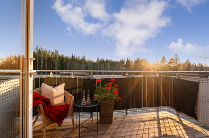 Balkong eller utsiktsbild