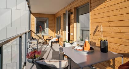 Balkong eller utsiktsbild