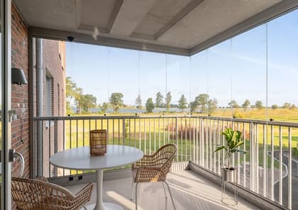 Balkong eller utsiktsbild