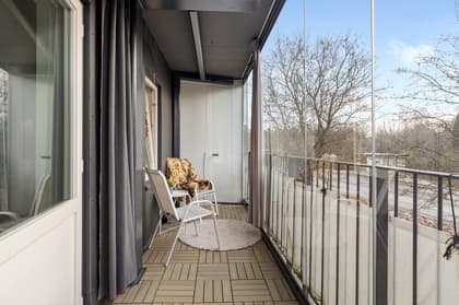 Balkong eller utsiktsbild