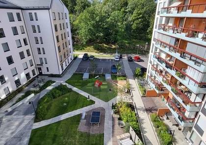 Balkong eller utsiktsbild